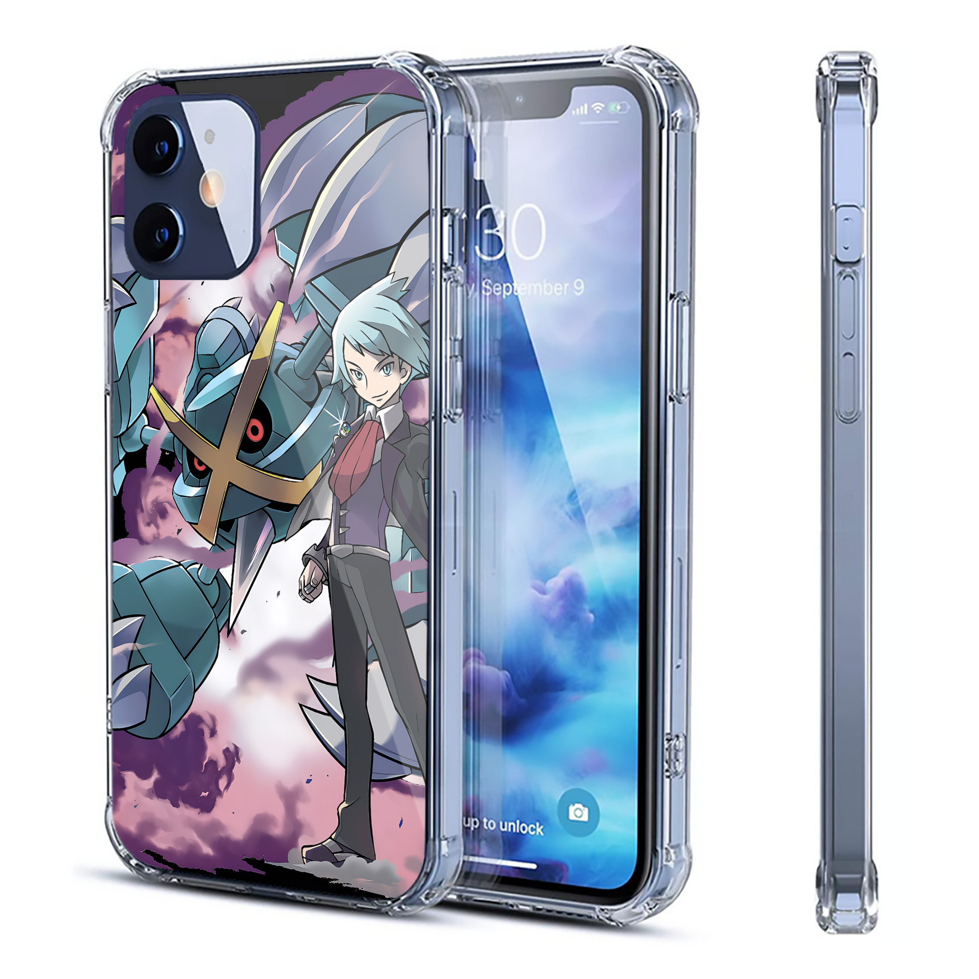 （画像用） ポケットモンスター Pokémon 【iPhone 12シリーズ対応】透明スマホケース（クリアソフトケース）